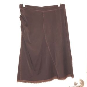 Kingslee Greene Brown Asymmetrical Skirt 6